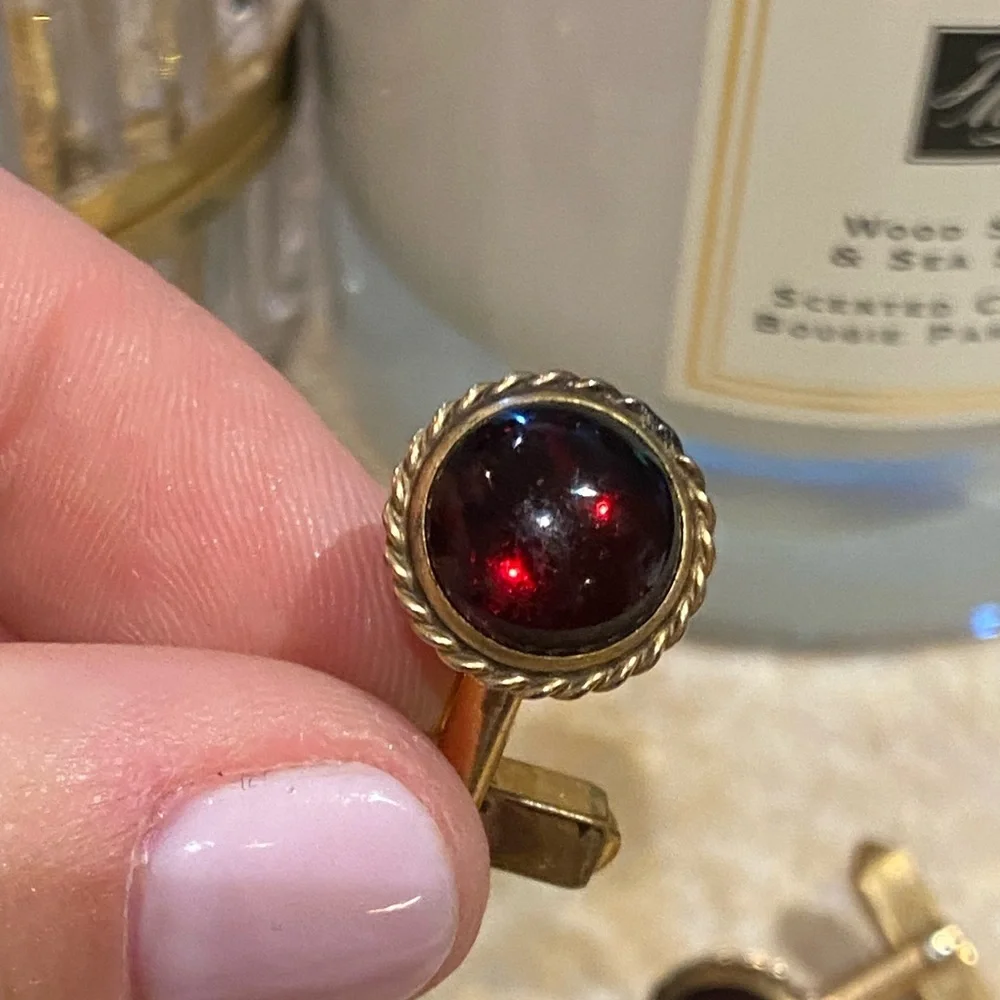 Men’s 12K gold filled vintage estate sale cufflinks